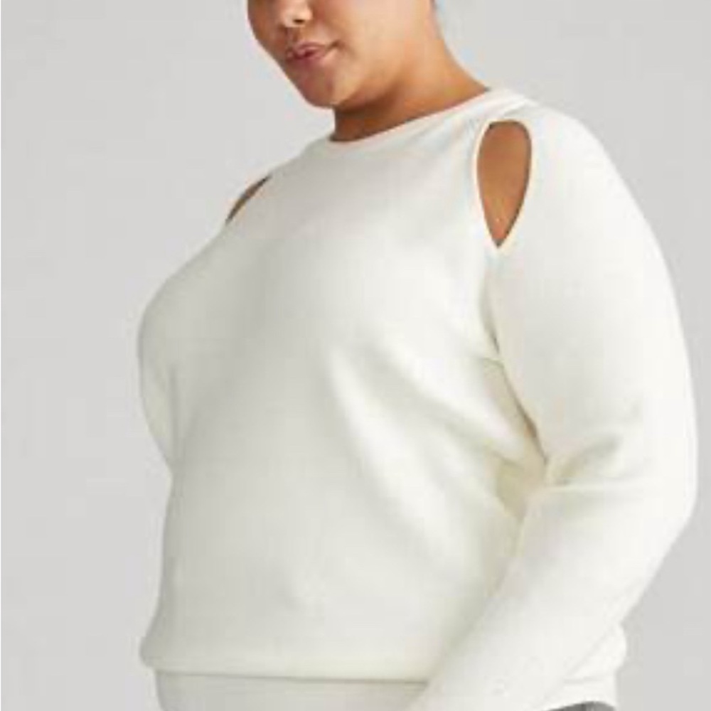 Universal Standard Keyhole Sweater XS in Tusk